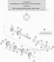 CAJA DE CAMBIOS - EJE SECUNDARIO