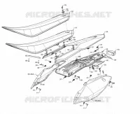 ASIENTO / PLASTICO TRASERA