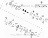 CAJA DE CAMBIOS - EJE SECUNDARIO